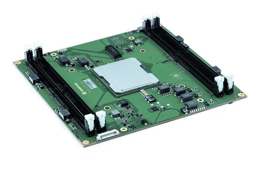 New Kontron COM-HPC® Server Module with Intel Xeon D-2700 processor family for high-end Edge Computing